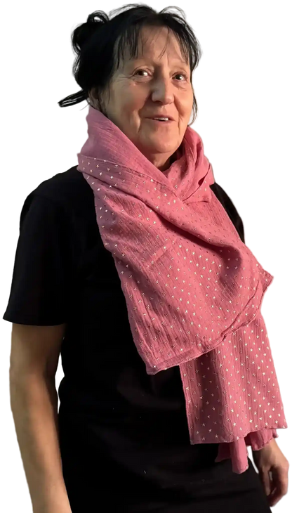 Musselin Halstuch „Stella“