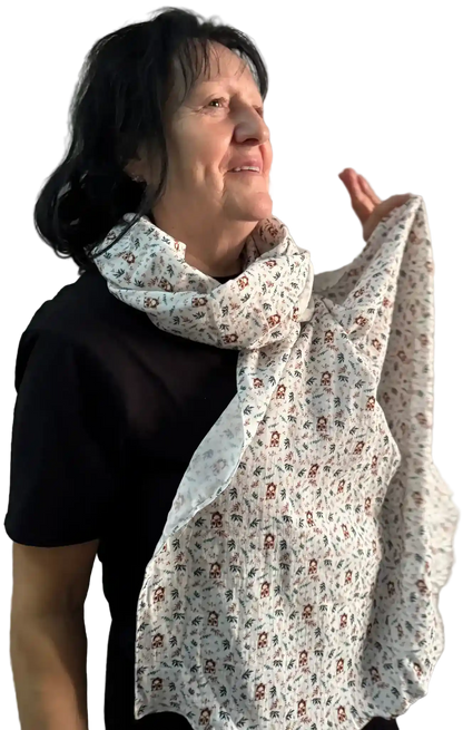 Musselin Halstuch „Stella“